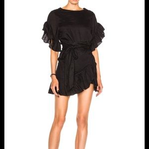 Isabel Marant Etoile Delicia Linen mini dress